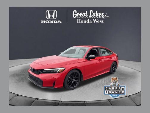 Rallye Red 2025 Honda Civic Sport