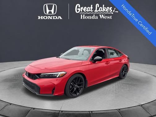 Rallye Red 2025 Honda Civic Sport