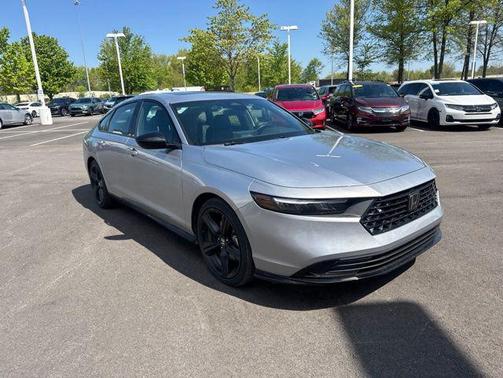 Solar Silver Metallic 2024 Honda Accord Hybrid Sport-L