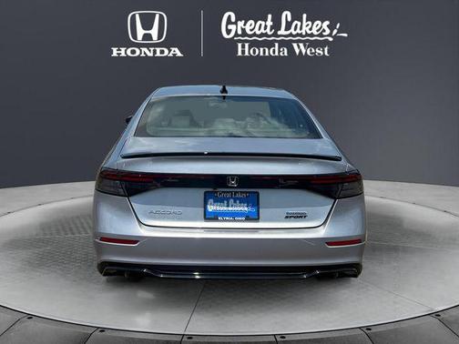 Solar Silver Metallic 2024 Honda Accord Hybrid Sport-L