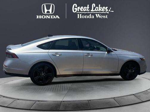 Solar Silver Metallic 2024 Honda Accord Hybrid Sport-L