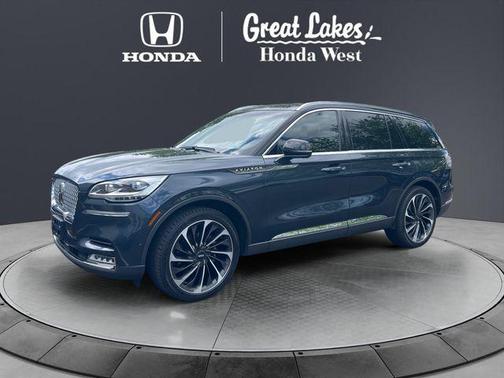 Flight Blue Metallic Clearcoat 2022 Lincoln Aviator Reserve AWD