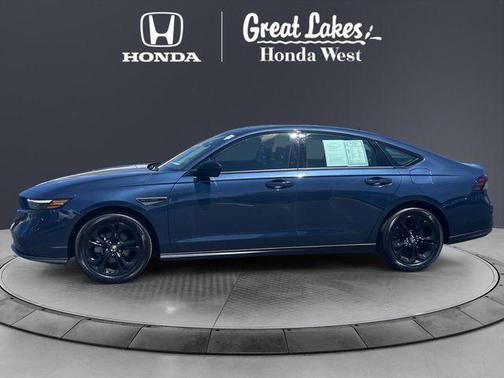Canyon River Blue Met 2025 Honda Accord SE