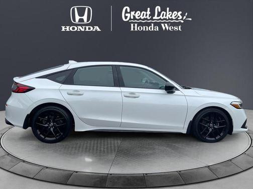 Platinum White Pearl 2023 Honda Civic Sport