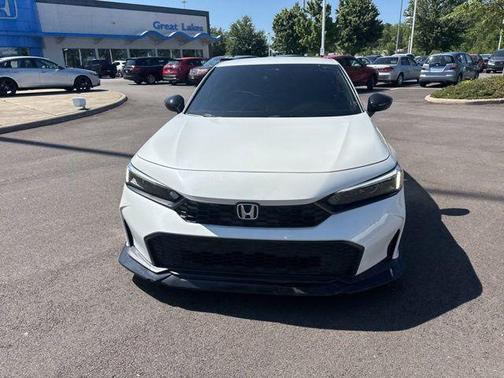 Platinum White 2025 Honda Civic Sport