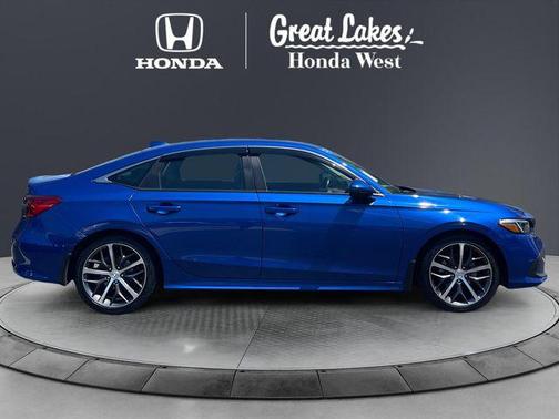 Aegean Blue Metallic 2022 Honda Civic Touring