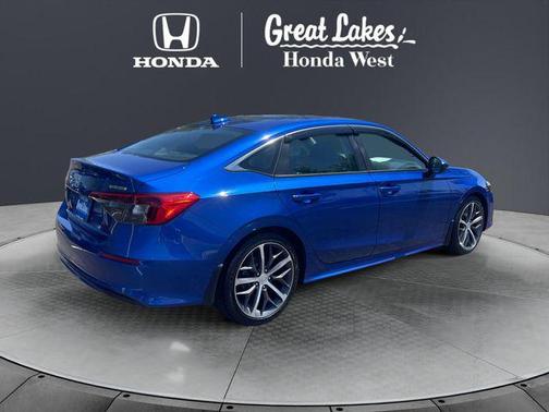 Aegean Blue Metallic 2022 Honda Civic Touring
