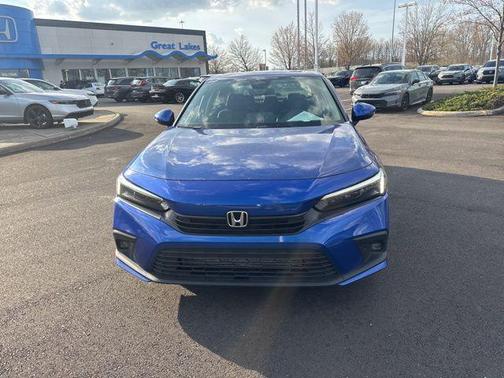 Aegean Blue Metallic 2022 Honda Civic Touring