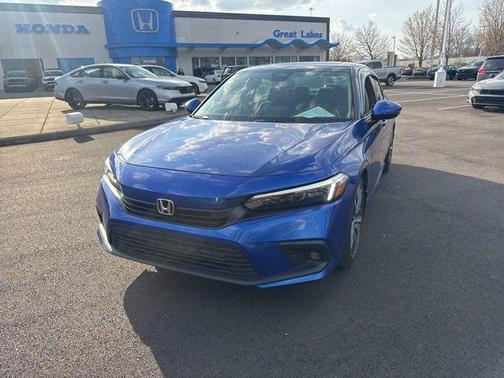 Aegean Blue Metallic 2022 Honda Civic Touring