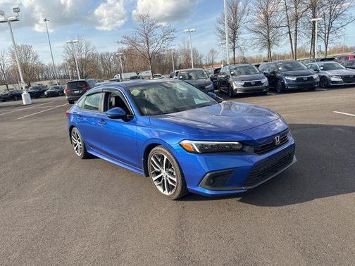 Aegean Blue Metallic 2022 Honda Civic Touring