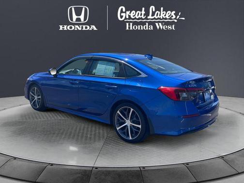 Aegean Blue Metallic 2022 Honda Civic Touring