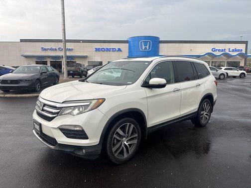 White Diamond Pearl 2016 Honda Pilot Elite