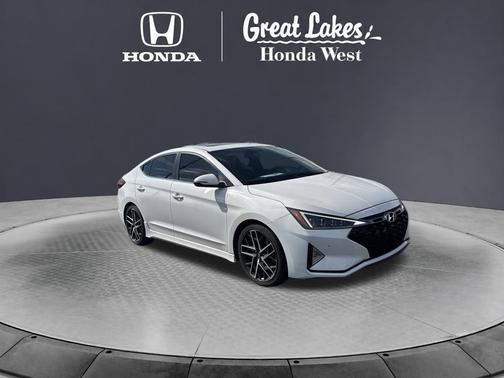 Ceramic White 2020 Hyundai ELANTRA Sport