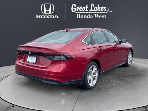Radiant Red Metallic 2025 Honda Accord LX 1.5T