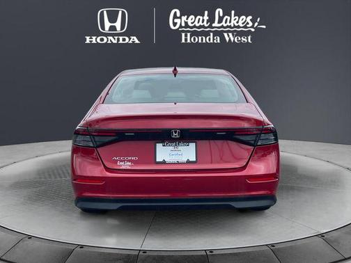Radiant Red Metallic 2025 Honda Accord LX 1.5T