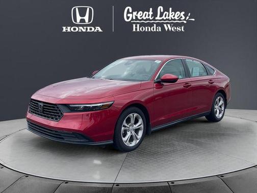 Radiant Red Metallic 2025 Honda Accord LX 1.5T