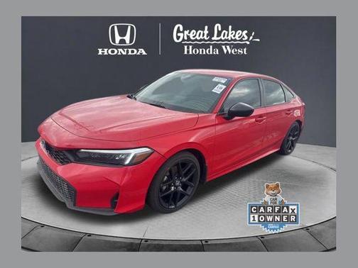 Rallye Red 2025 Honda Civic Sport