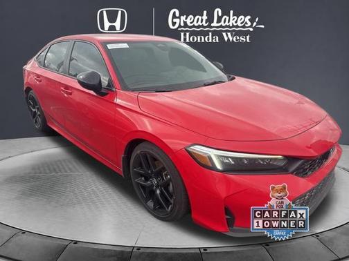 Rallye Red 2025 Honda Civic Sport