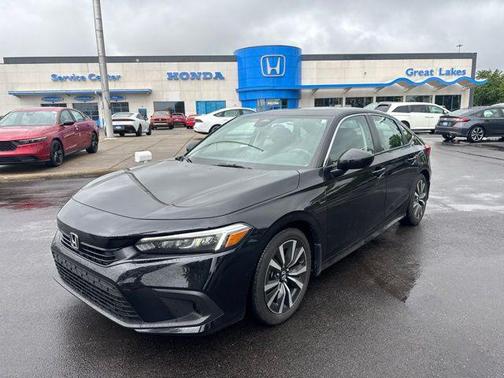 Crystal Black Pearl 2024 Honda Civic EX