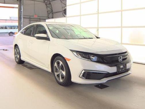 Platinum White Pearl 2021 Honda Civic LX