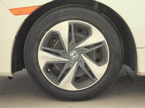 Platinum White Pearl 2021 Honda Civic LX