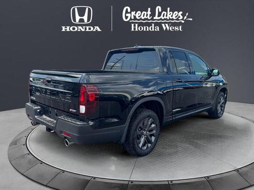 Crystal Black Pearl 2024 Honda Ridgeline Sport