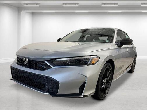 Solar Silver Metallic 2026 Honda Civic Hybrid Sport