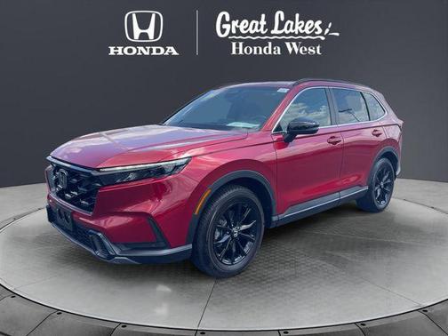 Radiant Red Metallic 2025 Honda CR-V Hybrid Sport AWD