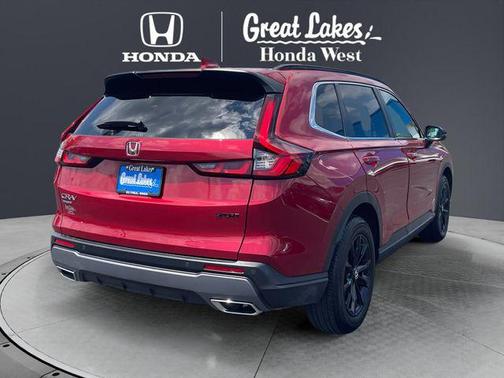 Radiant Red Metallic 2025 Honda CR-V Hybrid Sport AWD