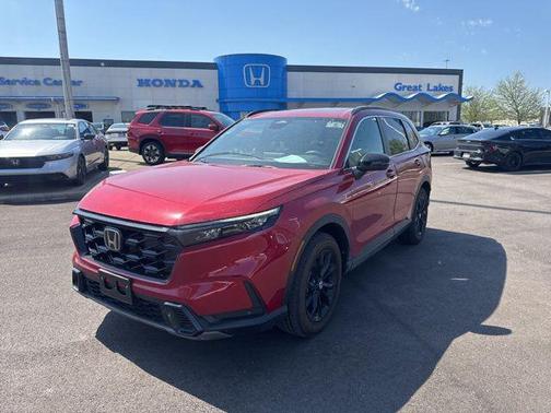 Radiant Red Metallic 2025 Honda CR-V Hybrid Sport AWD