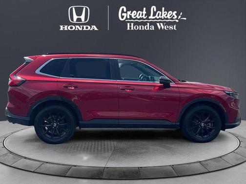 Radiant Red Metallic 2025 Honda CR-V Hybrid Sport AWD