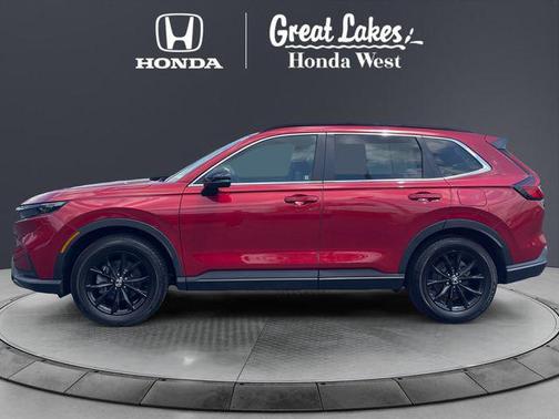 Radiant Red Metallic 2025 Honda CR-V Hybrid Sport AWD