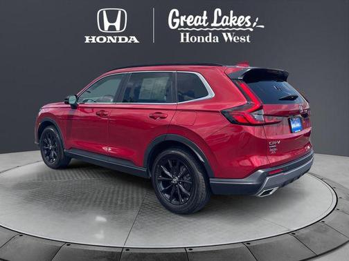 Radiant Red Metallic 2025 Honda CR-V Hybrid Sport AWD