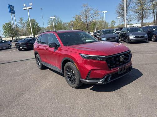 Radiant Red Metallic 2025 Honda CR-V Hybrid Sport AWD