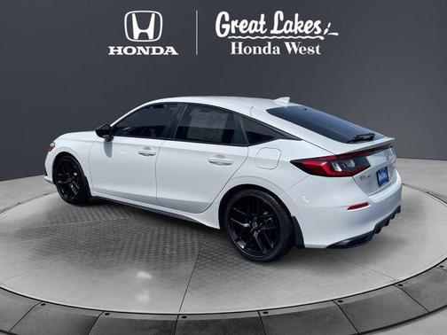 Platinum White Pearl 2023 Honda Civic Sport