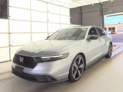 Solar Silver Metallic 2025 Honda Accord Hybrid Sport