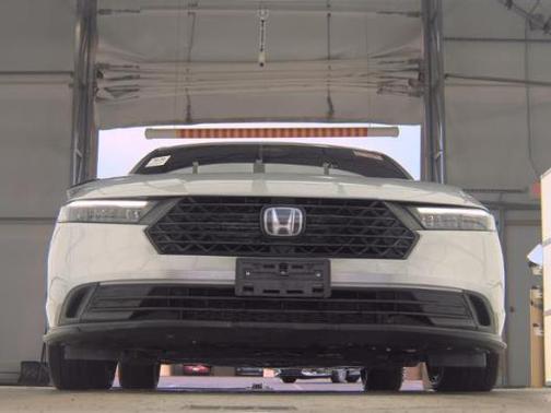 Solar Silver Metallic 2025 Honda Accord Hybrid Sport