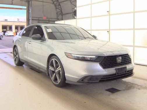 Solar Silver Metallic 2025 Honda Accord Hybrid Sport
