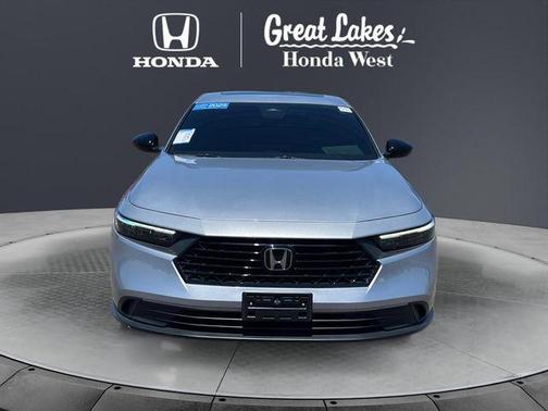 Solar Silver Metallic 2025 Honda Accord Hybrid Sport