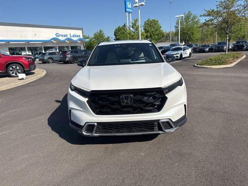 Platinum White Pearl 2025 Honda CR-V Hybrid Sport Touring AWD