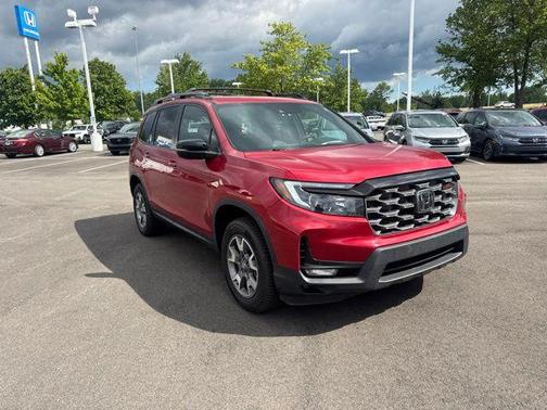 Radiant Red Metallic II 2023 Honda Passport AWD TrailSport