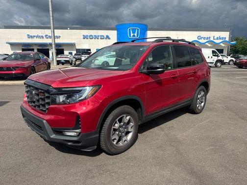 Radiant Red Metallic II 2023 Honda Passport AWD TrailSport
