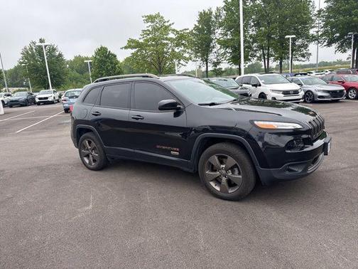 Brilliant Black Crystal Pearlcoat 2016 Jeep Cherokee 75th Anniversary