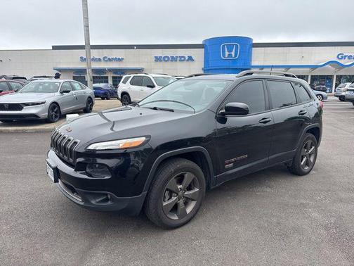 Brilliant Black Crystal Pearlcoat 2016 Jeep Cherokee 75th Anniversary