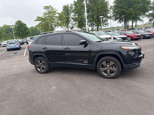 Brilliant Black Crystal Pearlcoat 2016 Jeep Cherokee 75th Anniversary