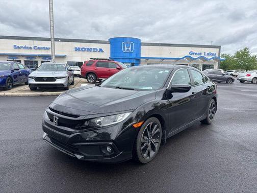 Crystal Black Pearl 2021 Honda Civic Sport