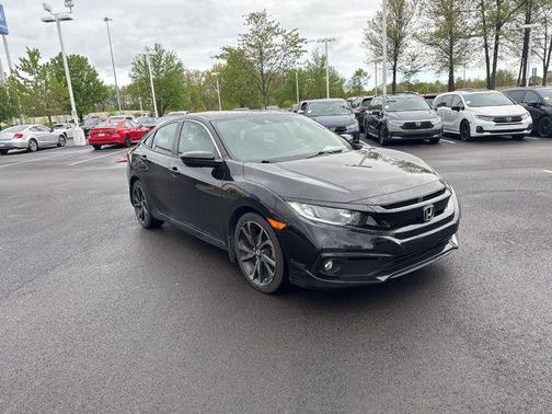 Crystal Black Pearl 2021 Honda Civic Sport