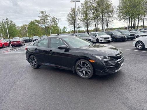 Crystal Black Pearl 2021 Honda Civic Sport