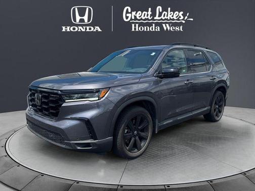 Modern Steel Metallic 2025 Honda Pilot Black Edition