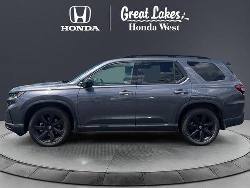 Modern Steel Metallic 2025 Honda Pilot Black Edition